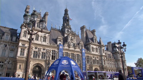 Branded Pop Up Kiosk for the Ryder Cup