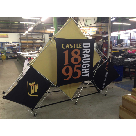 Block Display - Pyramid and Panel Banner