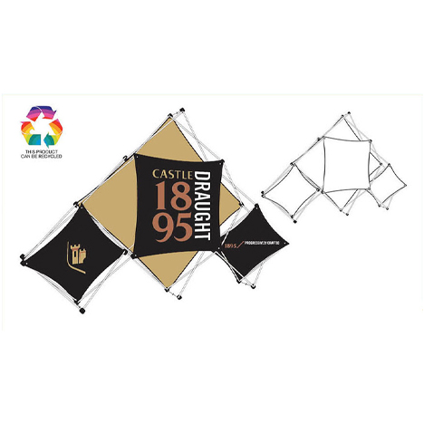 Block Display - Pyramid and Panel Banner