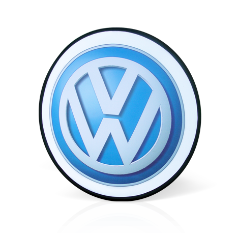 Round Pop-up BannerBranded round pop-up banner for VW