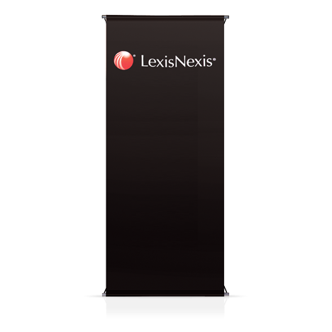 Spider Banner Black branded pop-up spider banner