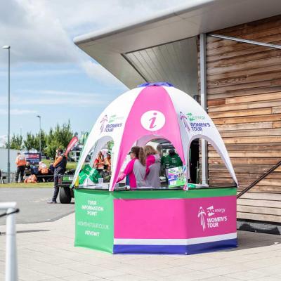 Womens Tour Pop Up Shop Kiosk Event Dome Event Case Studies